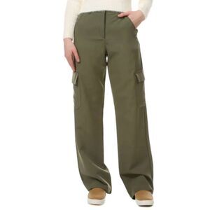 Hunter & Brown High Women Waist Wide Leg Cargo Pants. Size: XLarge Color: Olive